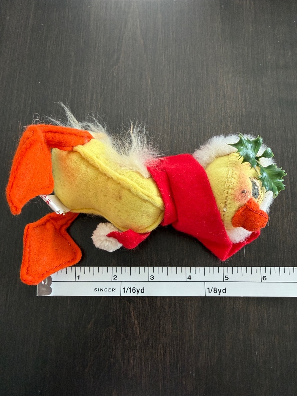 Vintage Annalee Yellow Duck with Red scarf - Picture 2 of 6